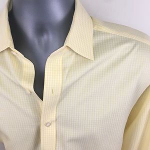 ✨Michael Kors Men’s Large Yellow Dress Shirt